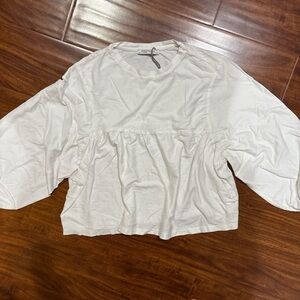 Zara trafaluc babydoll long sleeve